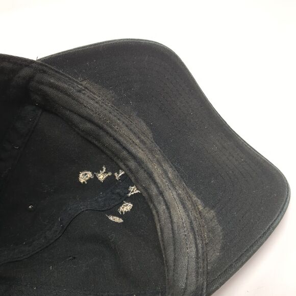 Chicago Slideback Hat Black One Size Adjustable Embroidered 6 Panel - Picture 7 of 8